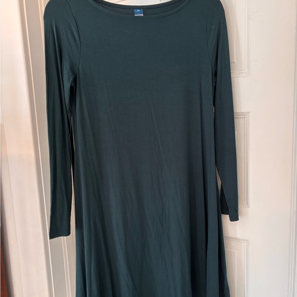 Old Navy Long Sleeve Mini Swing Dress NWOT - Picture 2 of 3
